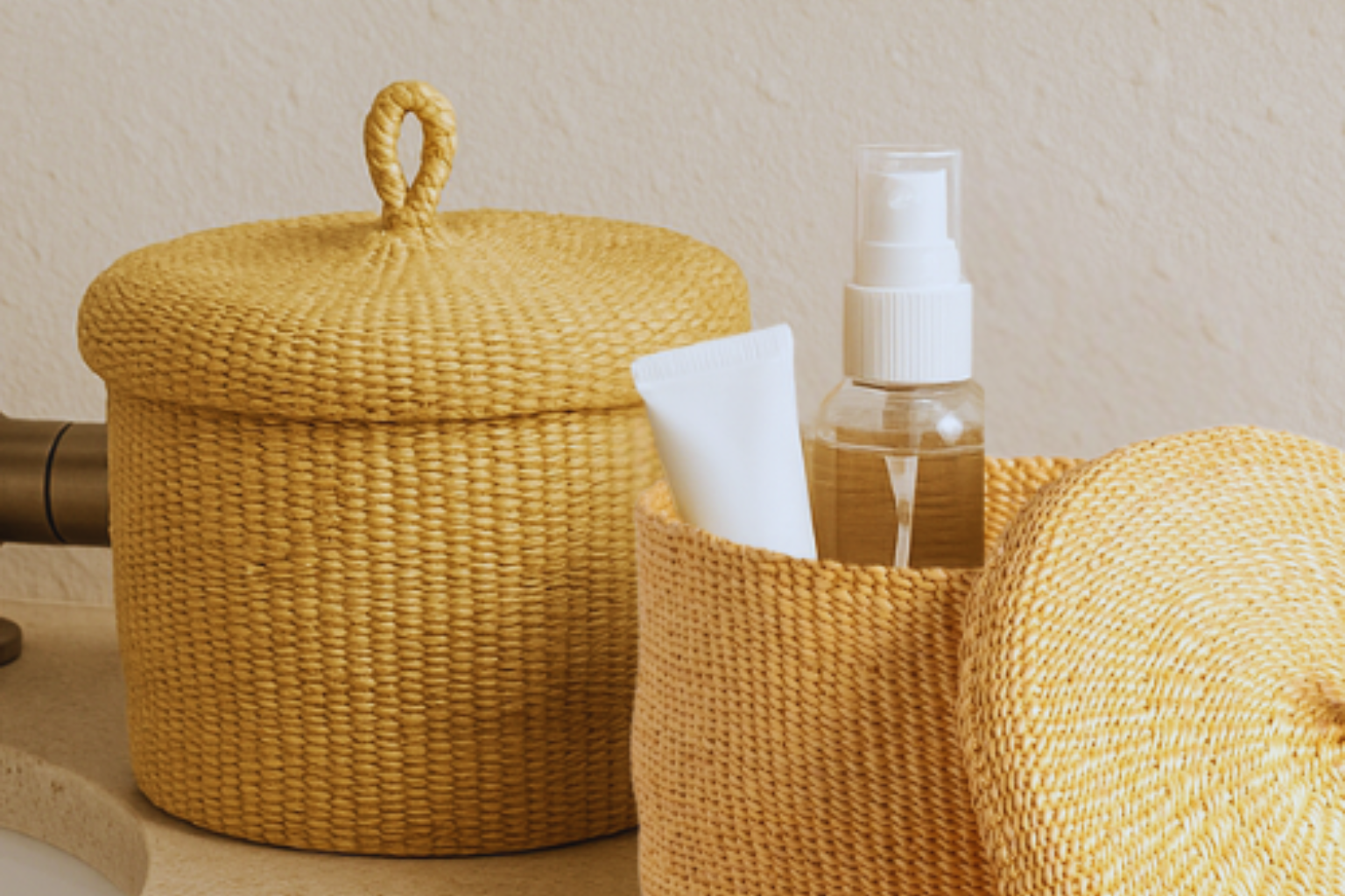 Handwoven Storage Baskets - Mini Storage Solutions