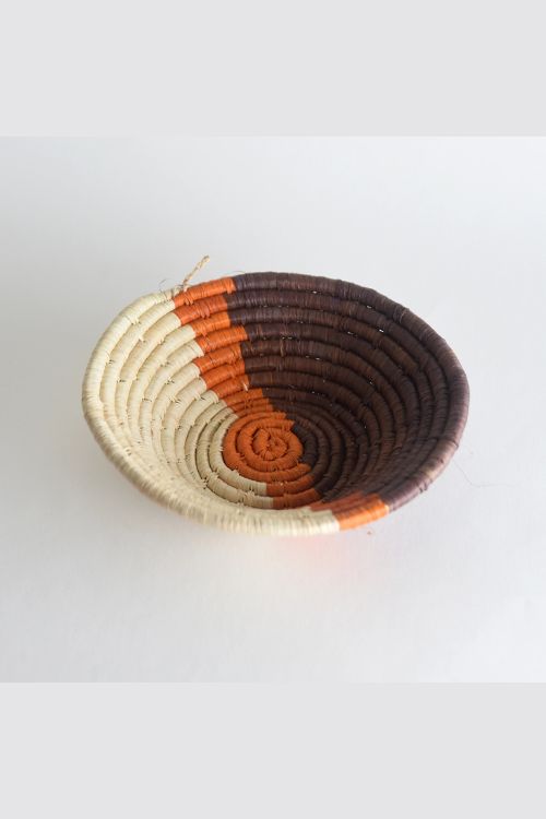 September Glow Small Raffia Basket Uganda