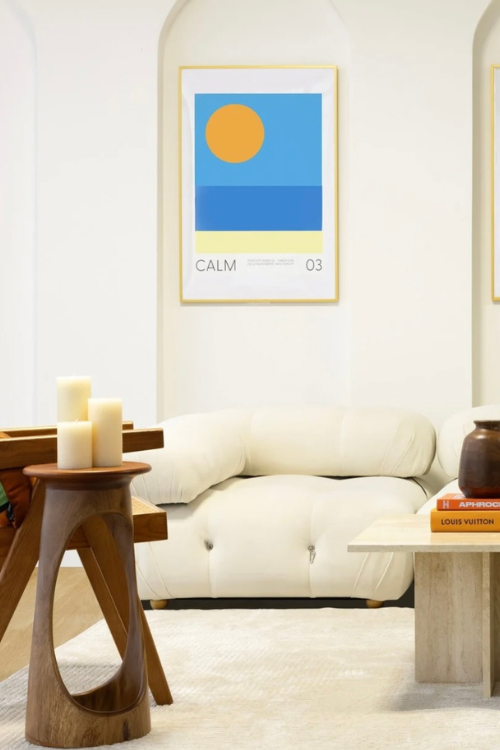 Frame in Gold 24" x 36" - September Collective