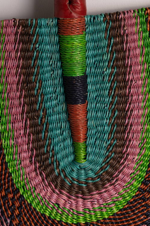 Bolga Decorative Fan - Handwoven Elegance from Ghana - September Collective