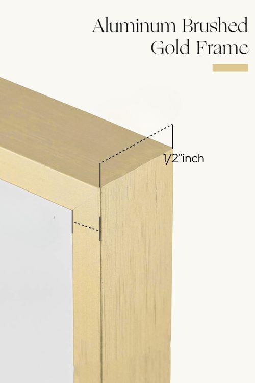 Frame in Gold 24" x 36" - September Collective