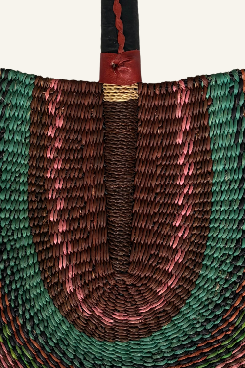 Handcrafted Bolga Decorative Fan – Turquoise Breeze - Handwoven Elegance from Ghana is a cost-conscious way to bring authentic African craftsmanship into your home.