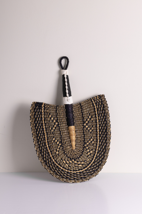 Bolga Decorative Fan – Handwoven Elegance from Ghana - September Collective