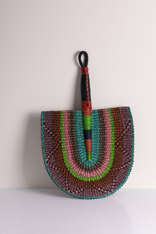 Bolga Decorative Fan - Handwoven Elegance from Ghana - September Collective