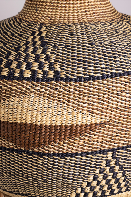 Jemima 10 Cows Basket - Ancestral Weave - September Collective