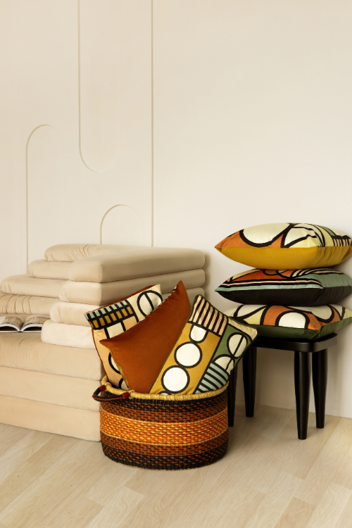 Woven Basket Half Tub - Medium - September Collective