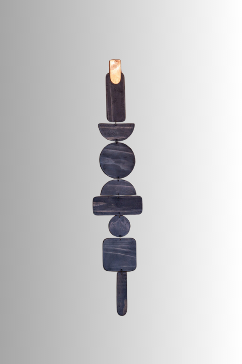 Handcrafted Wall Totem in Black - September Collective