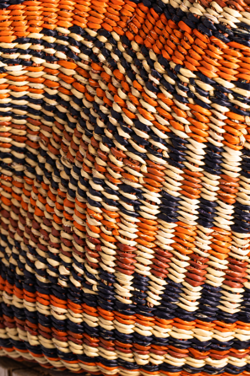 Pebble Art Basket - Golden Coast - Close up - September Collective
