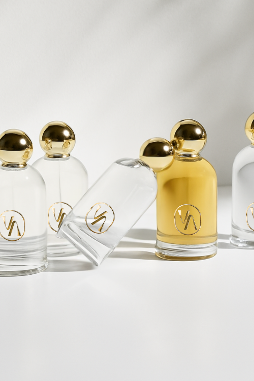 Villa Aburi Savannah Daze luxury room spray bottle with elegant label and clear spray nozzle.