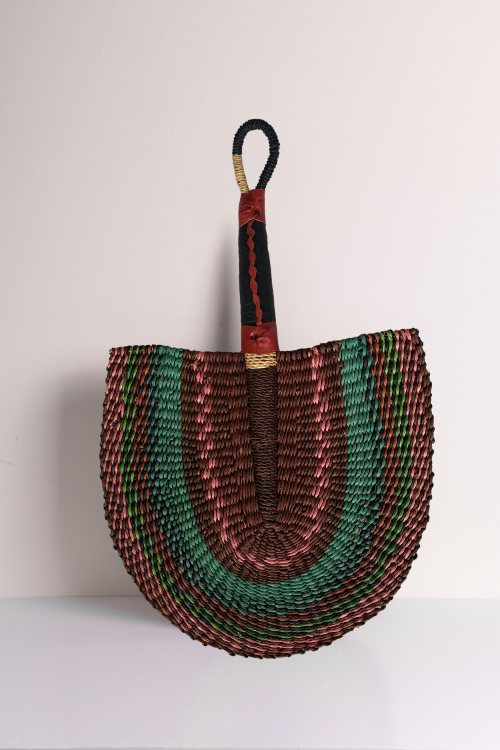 Handcrafted Bolga Decorative Fan – Turquoise Breeze - Handwoven Elegance from Ghana is a cost-conscious way to bring authentic African craftsmanship into your home.