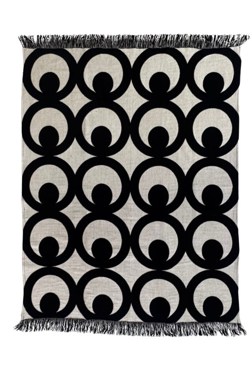 Villa Aburi Mate Masie Woven Throw in 100% Organic Cotton - September Collective