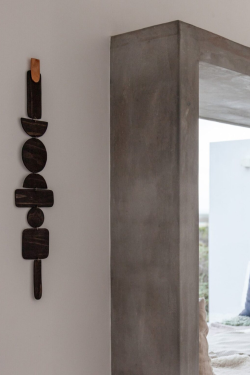 Handcrafted Wall Totem in Black - September Collective