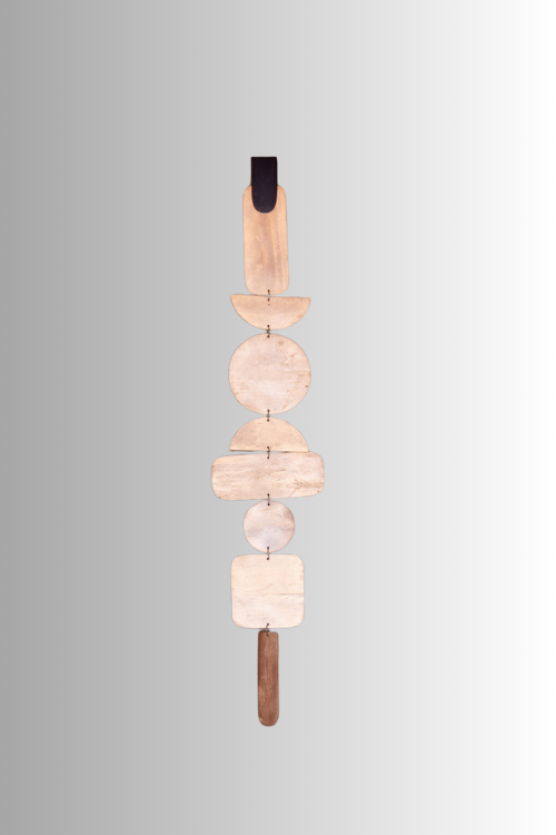 Handcrafted Wall Totem - Bronze - September Collective