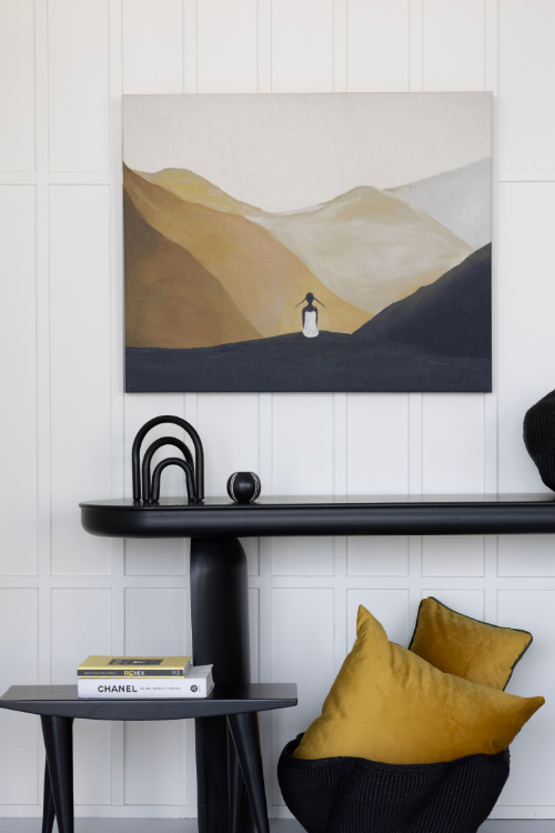 Alone with the Giants - Canvas Wall Art - Matsatsi Velvet Pillow Cover - September Collective