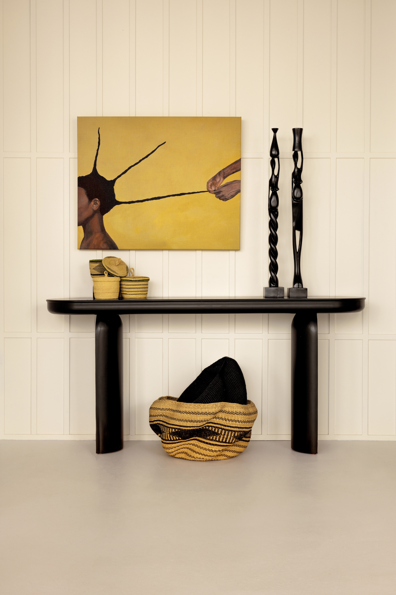 Interwoven Grace - Framed Canvas Wall Art - September Collective