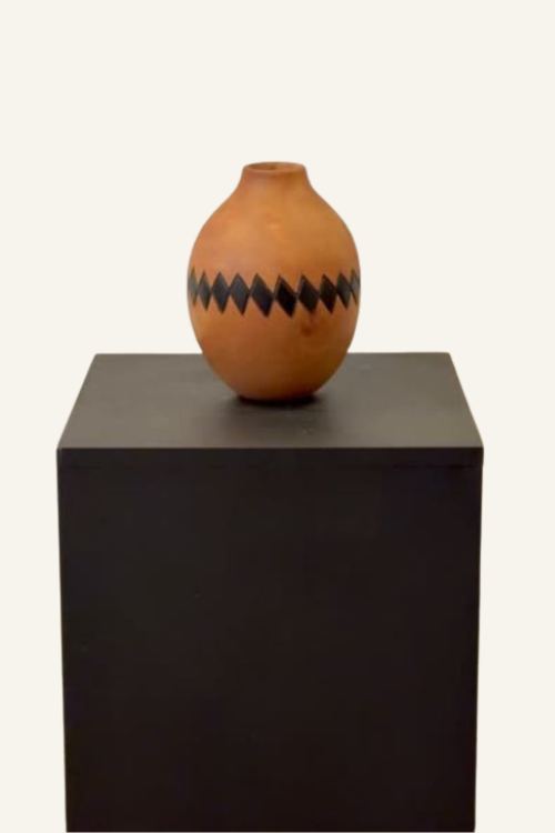 KuKu Hand-carved Wood Vase - September Collective