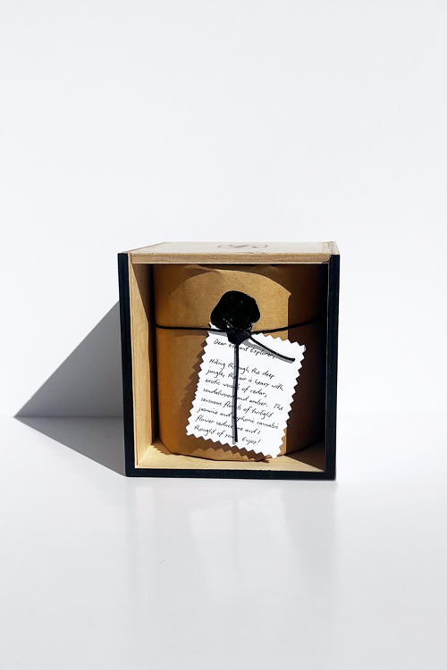 Villa Aburi Ganja Suede Scented Candle 11 0Z/325ML(3.75”W x 4.25”H) - September Collective