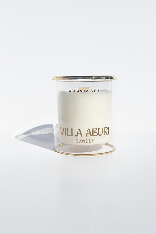 Villa Aburi Labdanum Veil Scented Candle 11 0Z/325ML(3.75”W x 4.25”H) - September Collective
