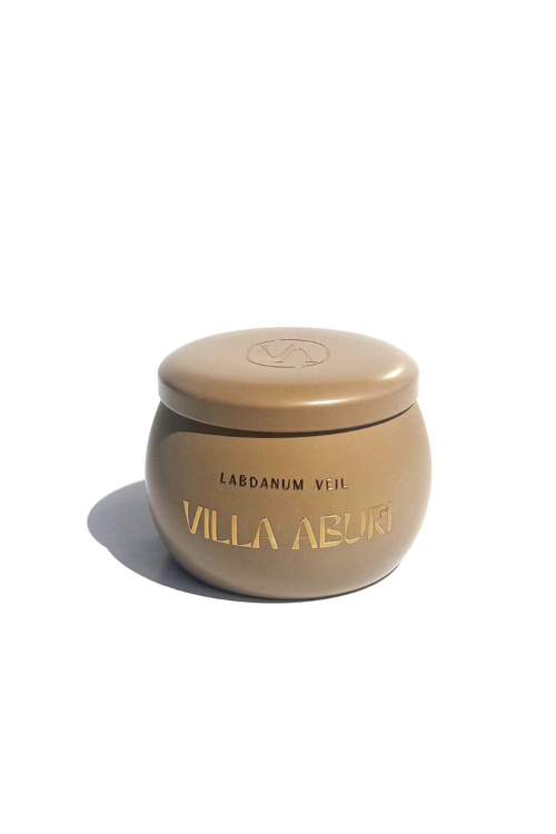 Labdanum Veil Scented Travel Candle 4oz/100ml (2.75”W x 2”H) - September Collective