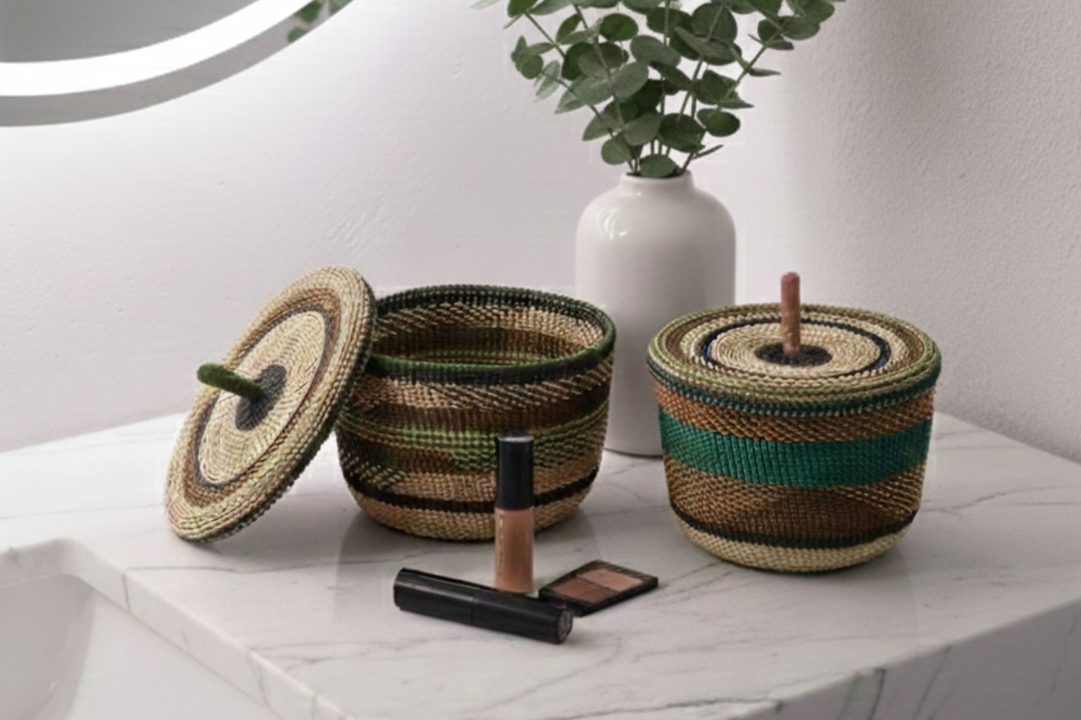 Handwoven Storage Baskets - Mini Storage Solutions