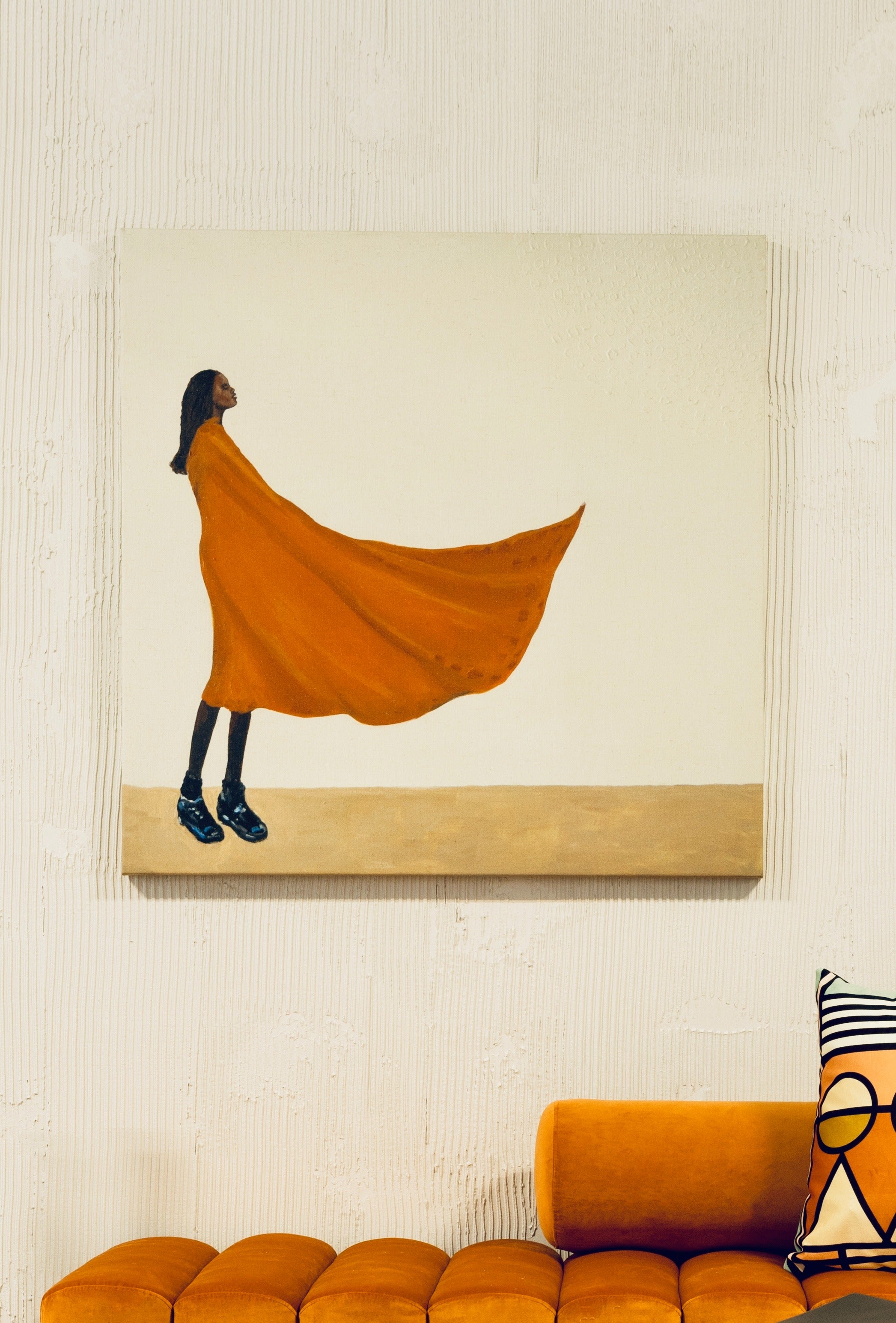 Lienzo enmarcado para pared "Brisa divina"