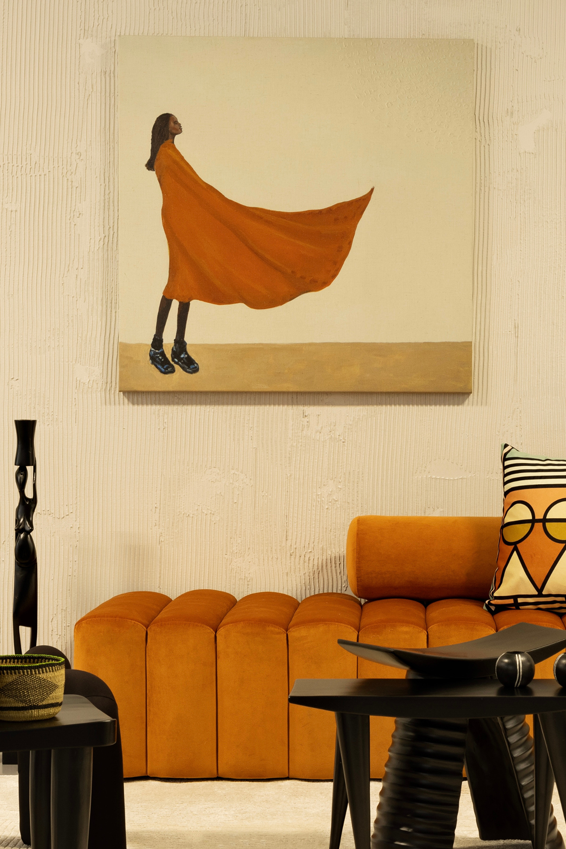 Lienzo enmarcado para pared "Brisa divina"