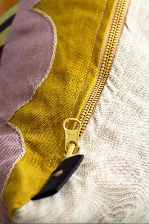 Bau Abstract Linen Pillow