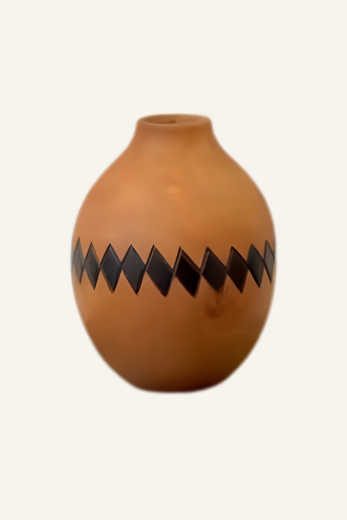 KuKu Hand-carved Wood Vase