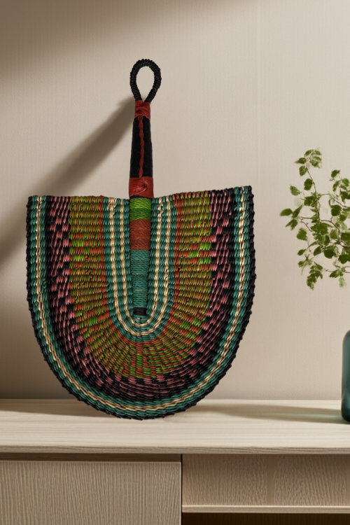 Handcrafted Bolga Decorative Fan – Midnight Forest from Ghana is a cost-conscious way to bring authentic African craftsmanship into your home.