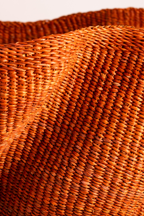 Pakurigo Wave Basket - Sienna - Close up- September Collective