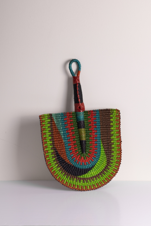 Bolga Decorative Fan - Handwoven Elegance from Ghana - September Collective