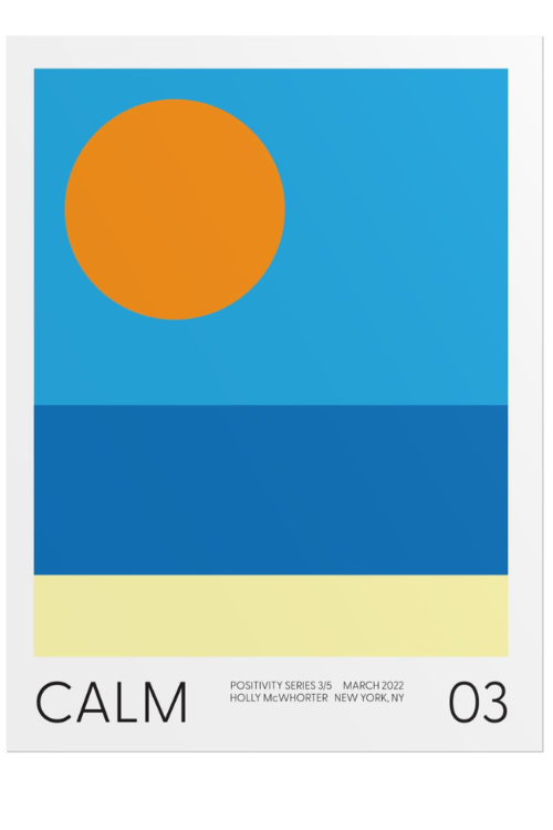 Impresión artística "Calma"