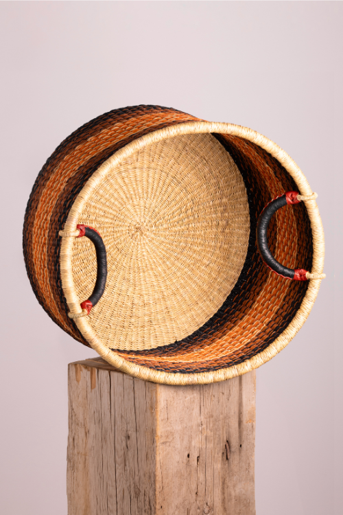 Cesta tejida (cesta de ropa corta)
