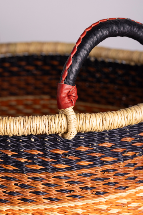 Cesta tejida (cesta de ropa corta)