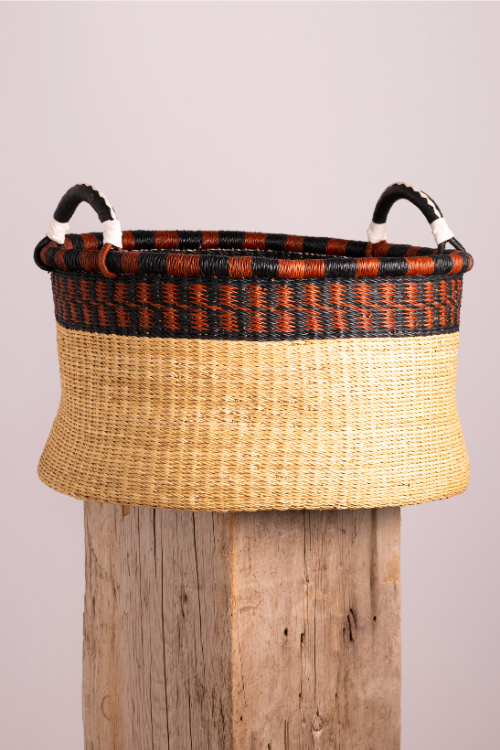 Cesta tejida (cesta de ropa corta)