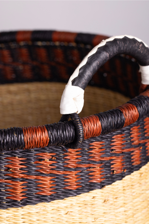 Cesta tejida (cesta de ropa corta)