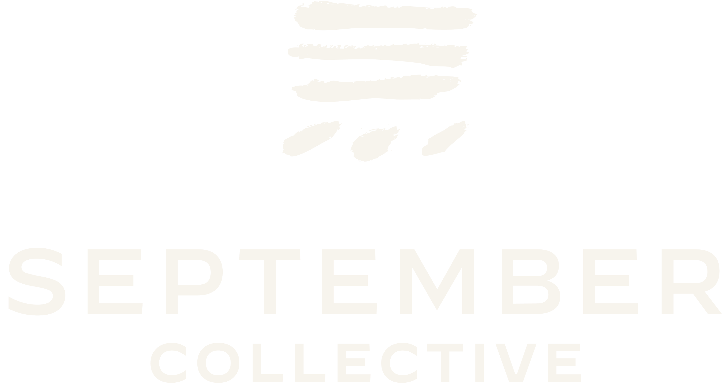 Text 'SEPTEMBER COLLECTIVE' on a white background